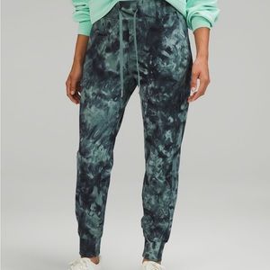 lululemon athletica Green Tie-Dye Joggers